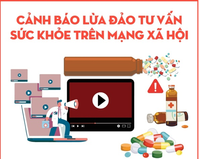 Cảnh báo lừa đảo tư vấn sức khỏe trên mạng xã hội